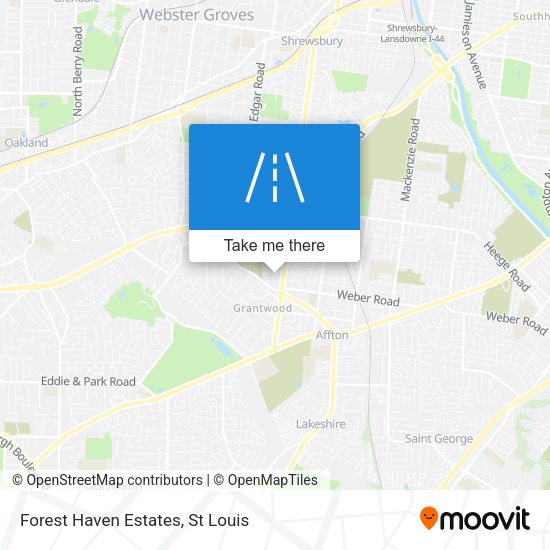 Forest Haven Estates map