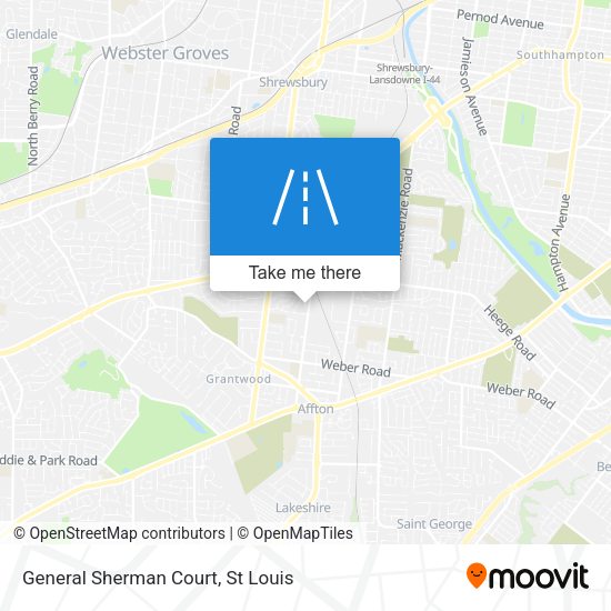 Mapa de General Sherman Court