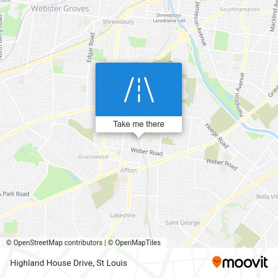 Mapa de Highland House Drive