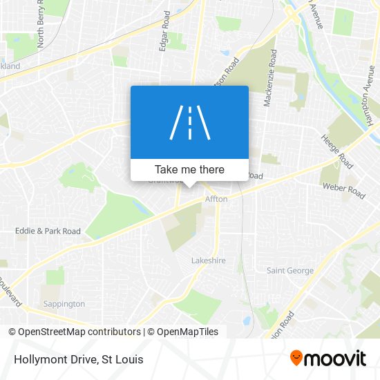 Hollymont Drive map