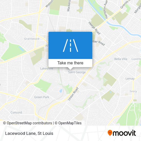 Mapa de Lacewood Lane
