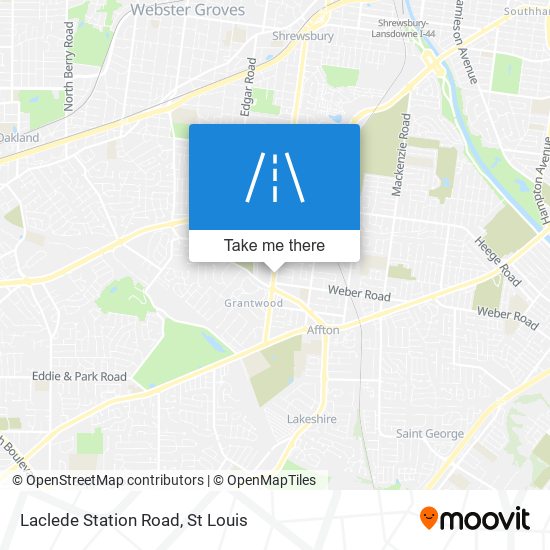 Laclede Station Road map