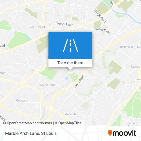 Mapa de Marble Arch Lane
