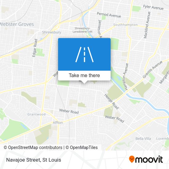 Mapa de Navajoe Street