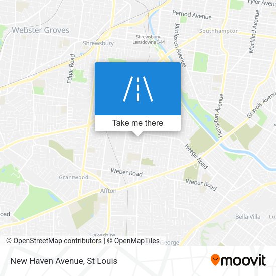 Mapa de New Haven Avenue