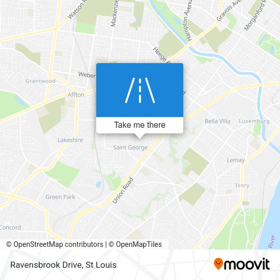 Mapa de Ravensbrook Drive