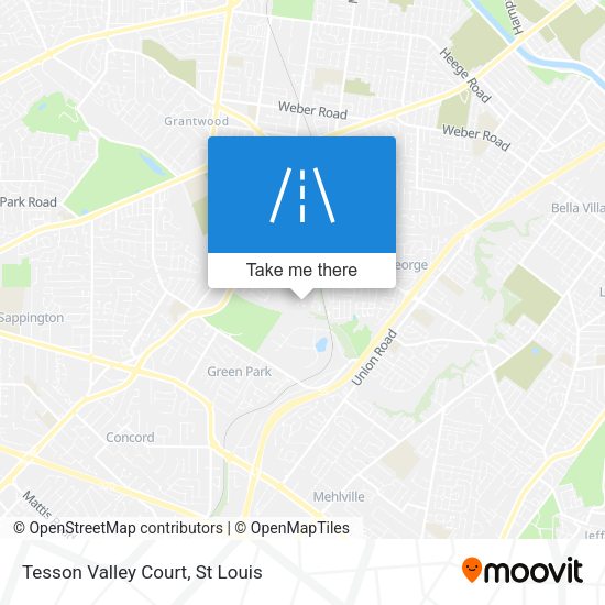 Tesson Valley Court map