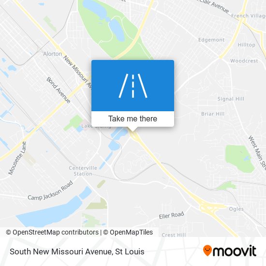 Mapa de South New Missouri Avenue