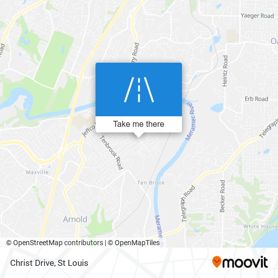 Christ Drive map