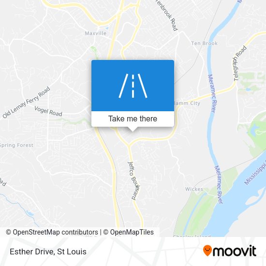 Mapa de Esther Drive