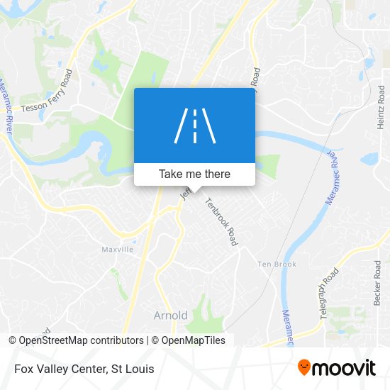 Mapa de Fox Valley Center