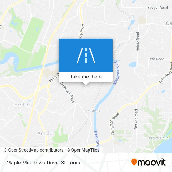 Mapa de Maple Meadows Drive