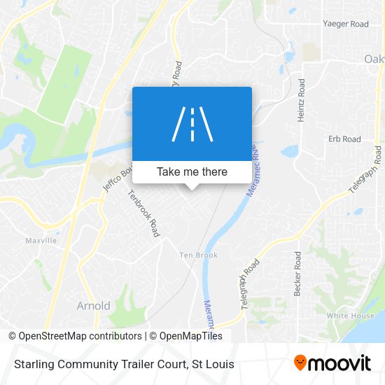 Mapa de Starling Community Trailer Court