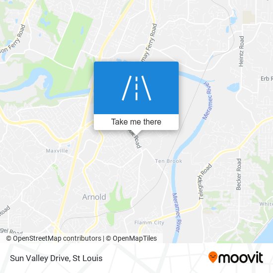 Sun Valley Drive map