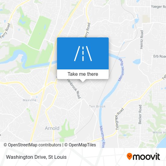 Mapa de Washington Drive