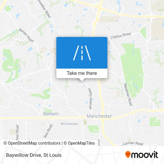 Mapa de Baywillow Drive