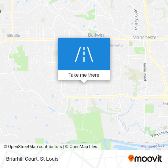 Briarhill Court map