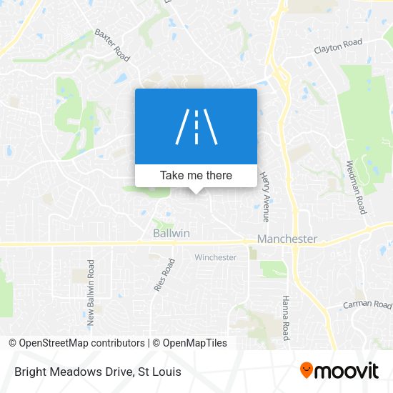 Bright Meadows Drive map
