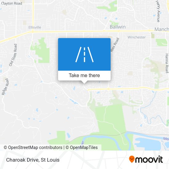 Mapa de Charoak Drive