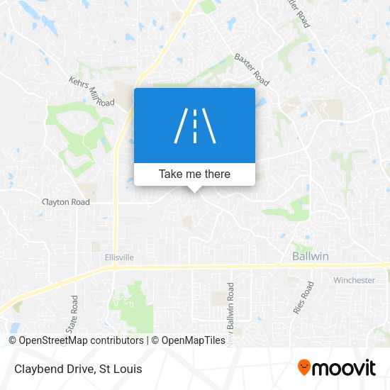 Mapa de Claybend Drive