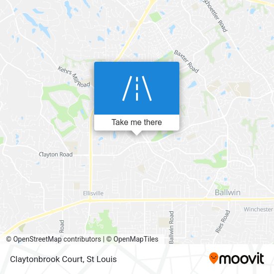 Mapa de Claytonbrook Court