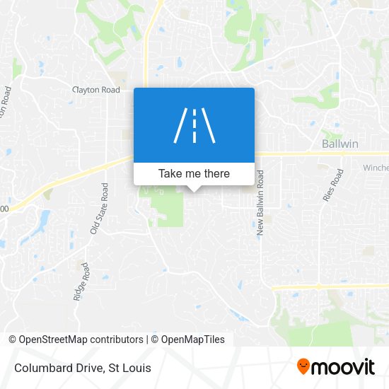 Mapa de Columbard Drive