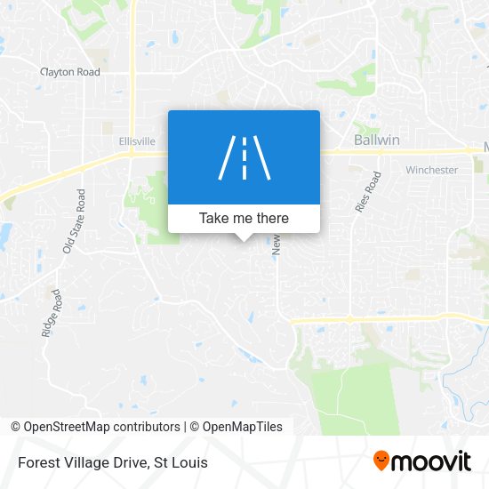 Forest Village Drive map