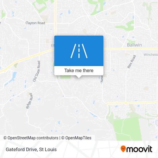 Mapa de Gateford Drive