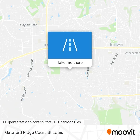 Gateford Ridge Court map