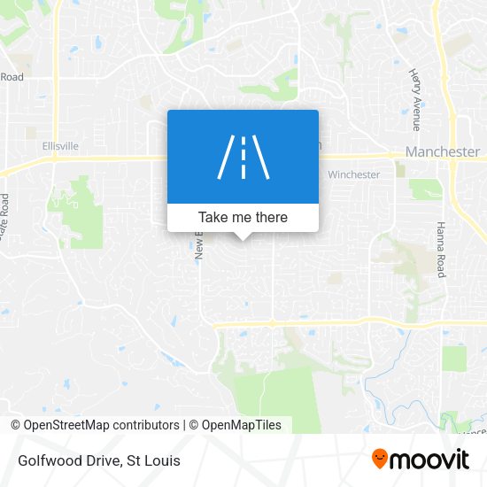 Mapa de Golfwood Drive