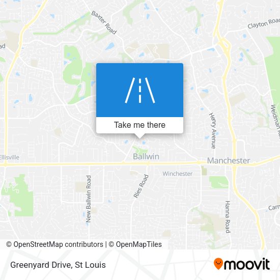 Mapa de Greenyard Drive