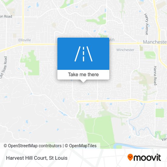 Mapa de Harvest Hill Court