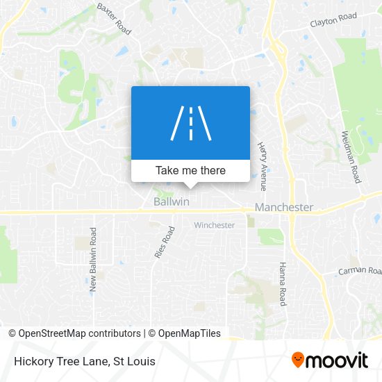 Mapa de Hickory Tree Lane