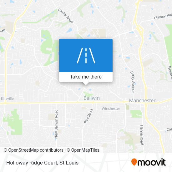Holloway Ridge Court map