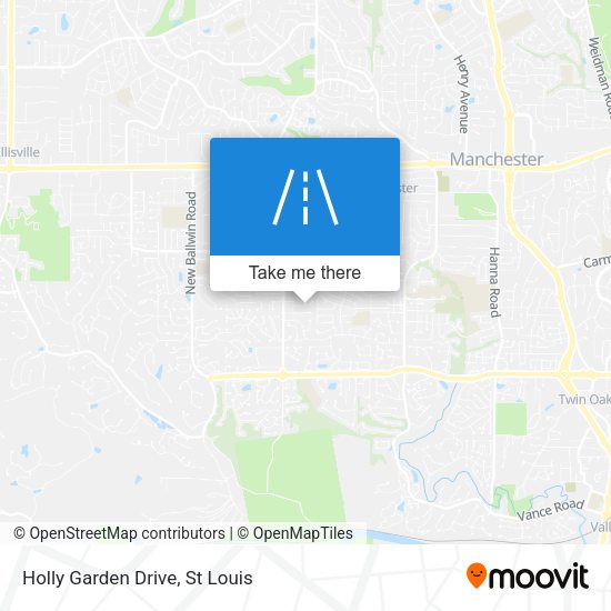 Holly Garden Drive map