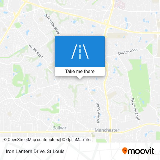 Iron Lantern Drive map