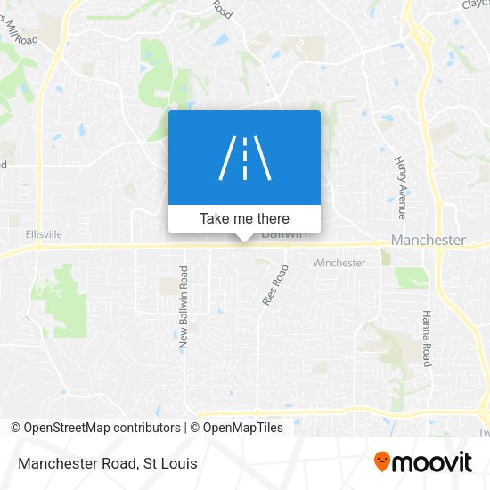 Mapa de Manchester Road