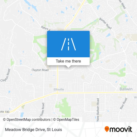 Meadow Bridge Drive map