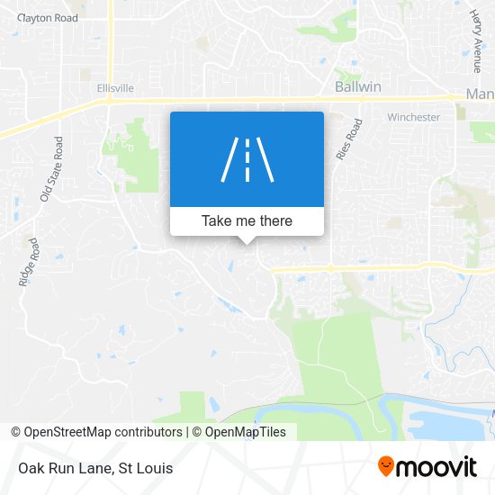 Mapa de Oak Run Lane