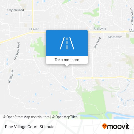 Mapa de Pine Village Court