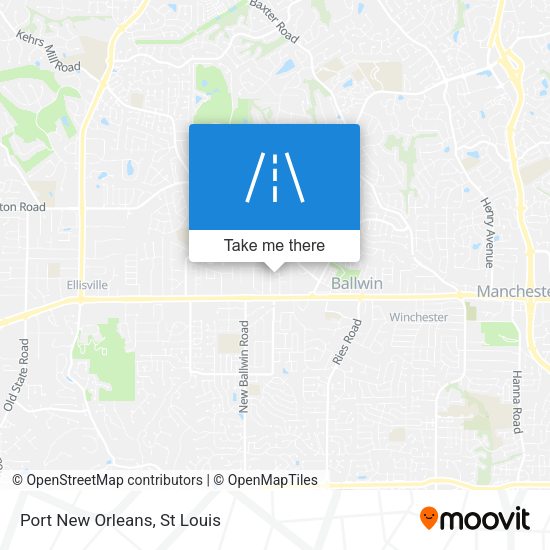 Mapa de Port New Orleans