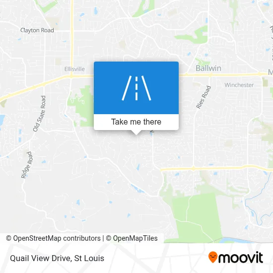 Quail View Drive map