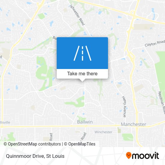 Mapa de Quinnmoor Drive