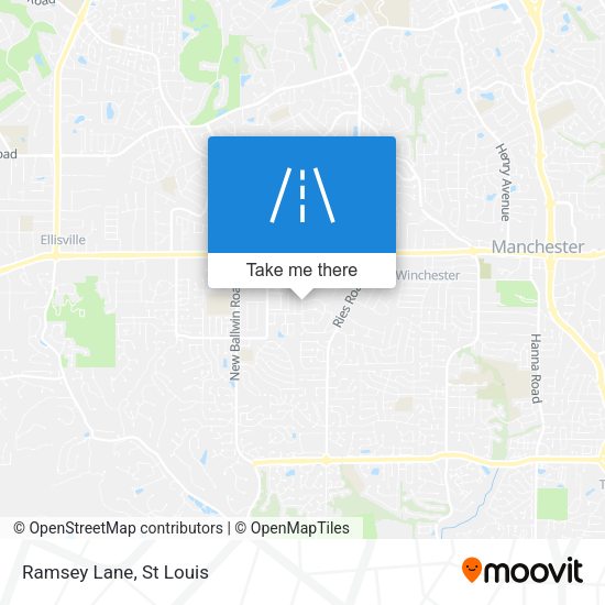 Ramsey Lane map