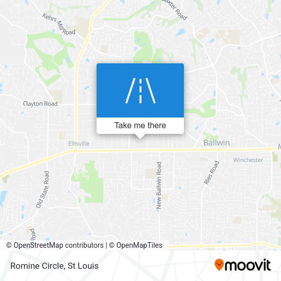 Mapa de Romine Circle