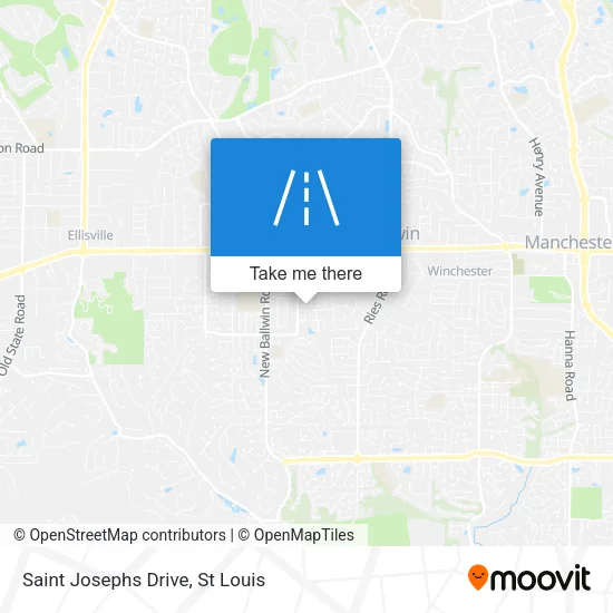 Saint Josephs Drive map
