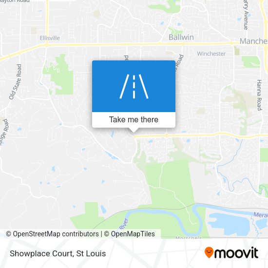 Mapa de Showplace Court