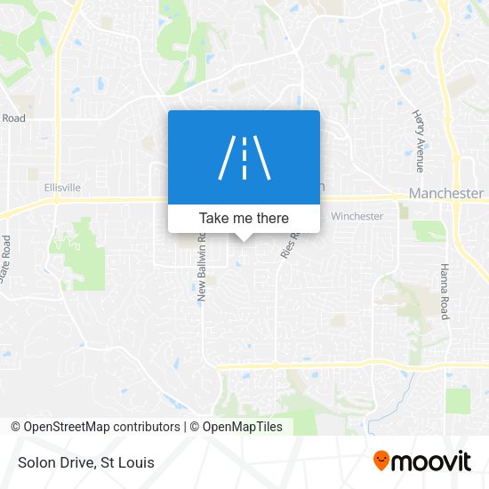 Mapa de Solon Drive