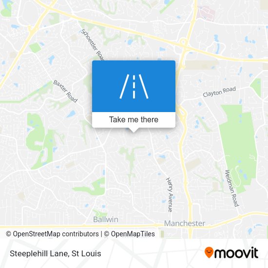Mapa de Steeplehill Lane