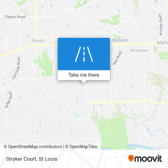 Mapa de Stryker Court
